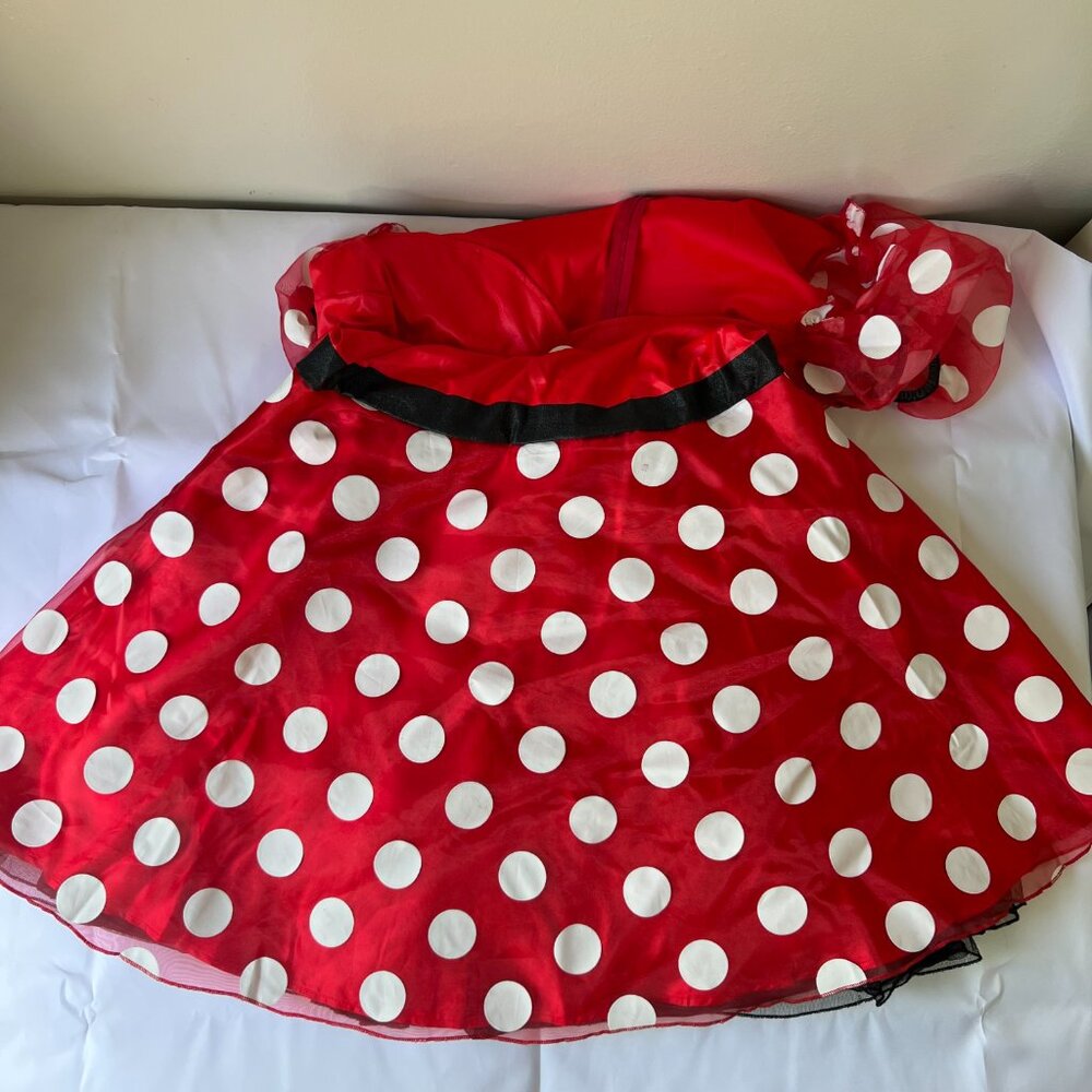 Disney Minnie Mouse Dress & Ears Adult 2XL (18β20) | Cosplay Halloween Costume - Picture 9 of 16